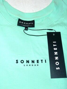 NWT Men's Sonneti London Soft Cotton T Shirt Mint Green (Beach Glass) Size XXL